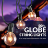 Newhouse Lighting Outdoor 50ft. Party String Lights with 50 Sockets Light Bulbs Included PSTRINGINC50